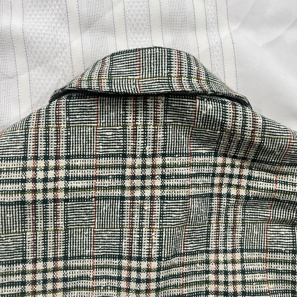 Vintage Ratner USA Men’s Tan Tartan Plaid Blazer Jacket Sport Coat Preppy 70s - Picture 8 of 11
